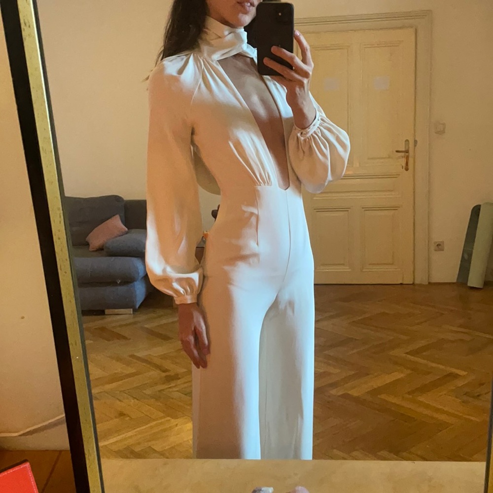 Mara Hoffman 100% silk exclusive jumpsuit